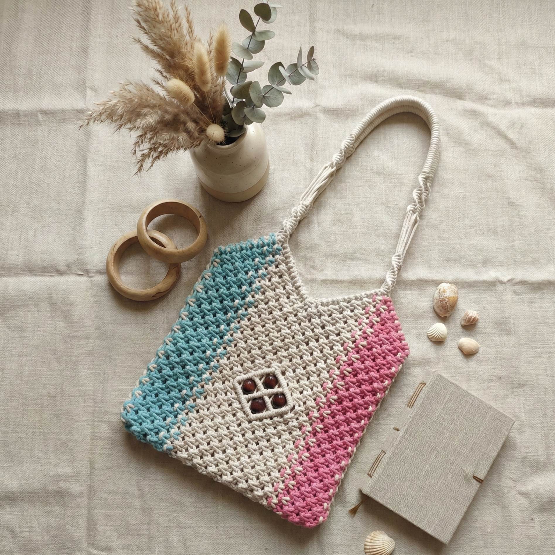 Aura Stripe Everyday Tote